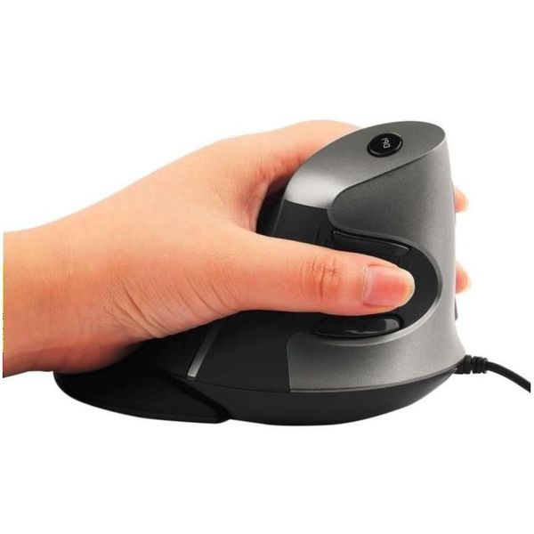 Mouse Mouse laser cablato Ingegneria umana M618 verticale ergonomico per PC portatile Computer all'ingrosso Bsogh Drop Delivery Computers Networ Dhgy8