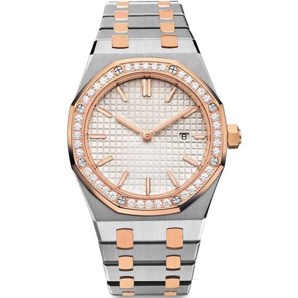 Orologi con diamanti Moda orologio da donna da polso espressione partner stile diamante acciaio inossidabile quarzo signora elegante atmosfera impermeabile business lusso