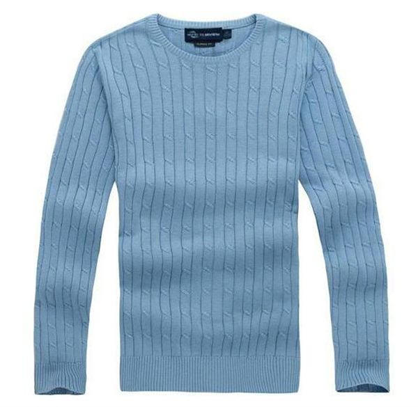 Maglione pullover maglione maglione di cotone lavorato a maglia maglione twist da uomo di marca di alta qualità di trasporto libero Piccolo gioco di cavalli