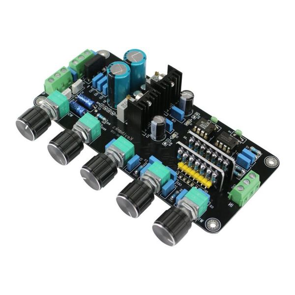 Freeshipping Vorverstärker Tone Control Board Höhen Mitte Bass Lautstärke Einstellung OPA2604 AD827 Balance Control Dual AC 15V-20V 1pc Xctvi