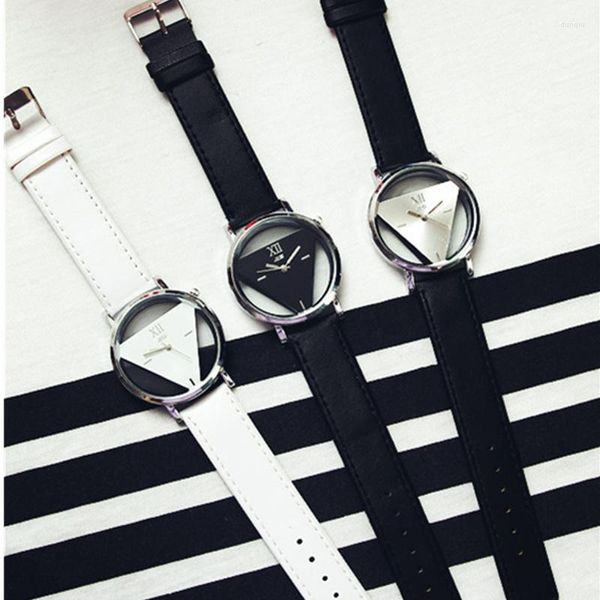 Armbanduhr Fashion Zegarek Damski Dreieck transparent Uhr Women Watches Casual Women's Ladies Montre