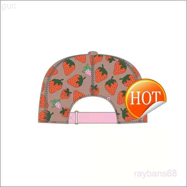 Ty 3323SS Strawberry Baseball Caps Man Cottus Cactus Classic Letter Ball Summer Mulheres Chapéus de sol ao ar livre Snapback Cap133332227