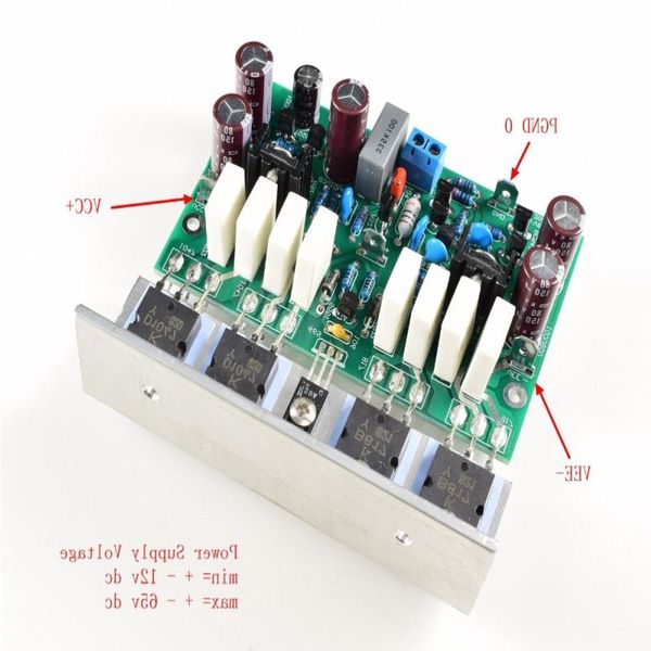 Freeshipping LJM-Audio Hi-end L20 200W 8R Placa de amplificador de potência Stero de áudio com ângulo de alumínio (placa de amplificador montada inclui 2 bobards) Txmh