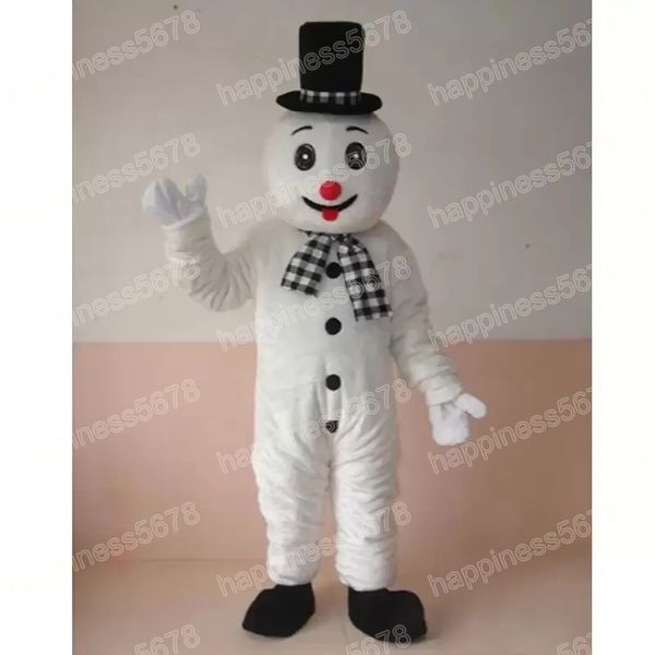 Performance lovely Snowman Mascot Costumes high quality Cartoon Character Outfit Suit Carnival Adults Size Halloween Christmas Party Carnival Dress suits