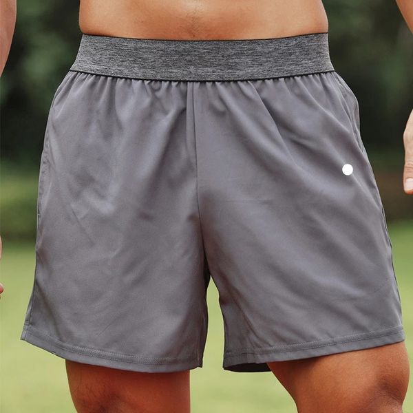 LL Mid Rise Shorts Homens de Secagem Rápida Shorts Swift Tecido Corredores Respiráveis Shorts Esportivos Correndo Curto