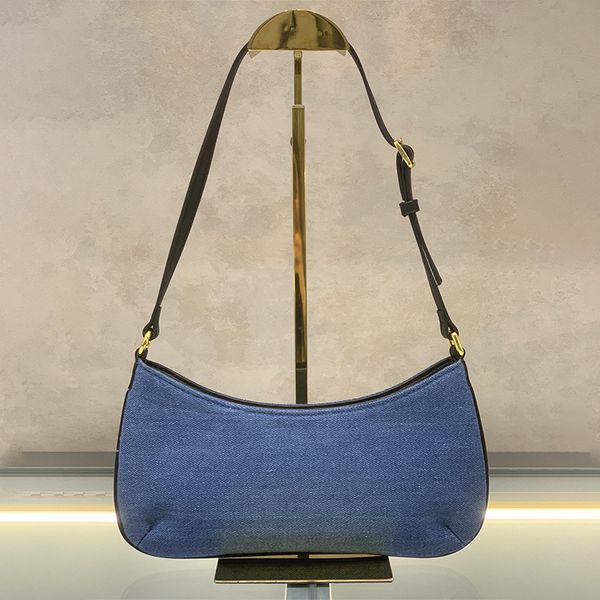 Üst tasarımcı hobo çanta Jacqmus bisou çantası Bayan omuz çantası Deri kot Moda yuvarlak top tasarımı Moda koltuk altı çantası Lüks crossbody çanta yeni 2023