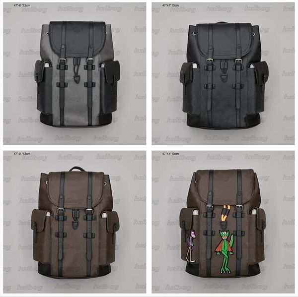 Кристофер PM Дизайнерский рюкзак с большими возможностями кожаный портфель Canvas для путешествий для спортивных работ
