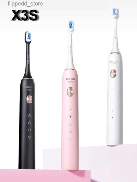 Escova de dentes SOOCAS X3S Adulto Sonic Electric Smart Toothbrush IPX8 à prova d'água 180 dias Vida útil da bateria Ultrasonic Soft Cloud Cabeças de escova de dentes Q231117