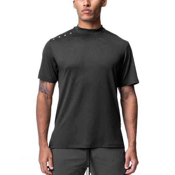 Camisetas masculinas do ARSV masculino Novo camiseta masculina de veludo alemão Versão coreana marca Trendy Brand pequeno pesco