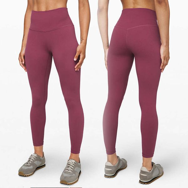 Pantaloni da yoga da donna Sensazione nuda Leggings in nylon a vita alta elasticizzati Sexy Push Up da corsa Collant da palestra Abbigliamento da atletica femminile Taglia S-XXXL