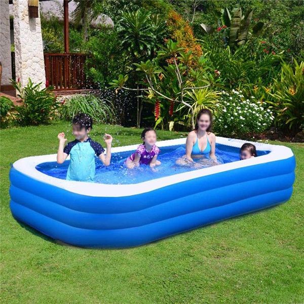 Piscina gonfiabile per famiglie Piscine gonfiabili fuori terra per bambini Adulti Parco acquatico estivo per feste in acqua nel cortile all'aperto252J