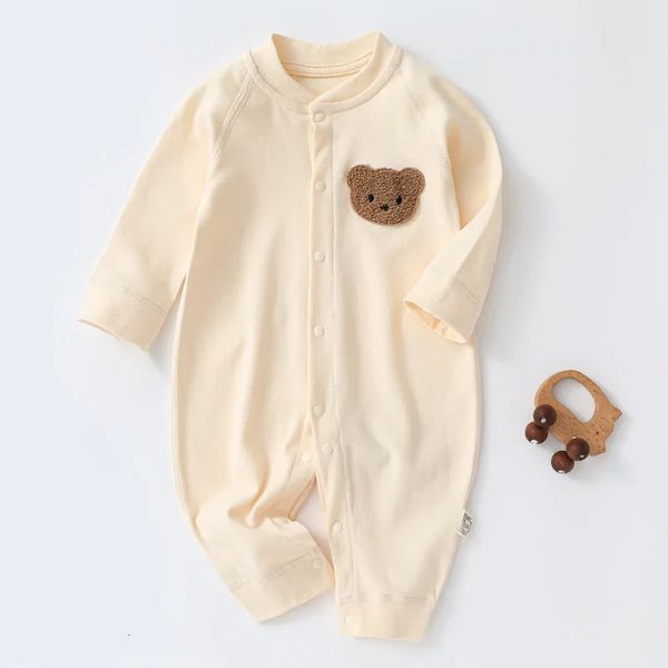 Pigiama autunno inverno nato di pigiama set baby boy maniche lunghe pagliaccetto 2 pezzi da bambino dormiente al 100% abiti da bambino in cotone carino abbigliamento da sonno 231117