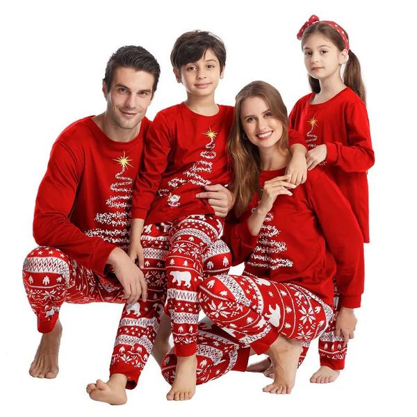 Abiti abbinati in famiglia Famiglia Natalizia Piame PJS set per bambini abbinamento di jammies per adulti per bambini natalizi natalizi natalizi per natalizi 21117 231117