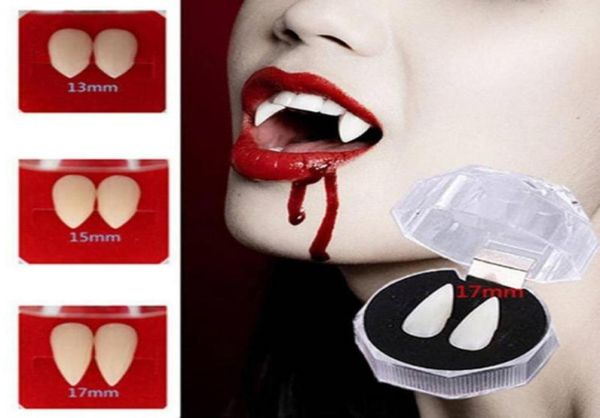 Diy halloween cosplay festa adereços dentaduras zumbi vampiro dentes fantasma diabo presas dente falso traje festival festa acessórios 4653077