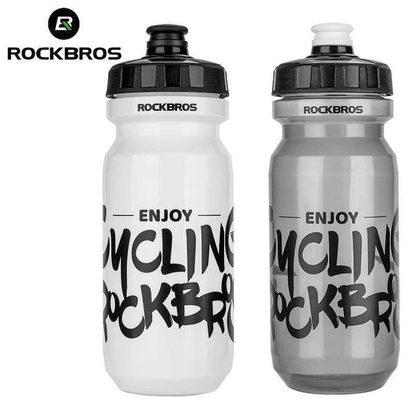 Rockbros de garrafa de água 750ml Bicicleta garrafa de água Grade Sports Fitness Running Riding Camping Caminhando chaleira à prova de vazamento Garrafa de bicicleta P230324