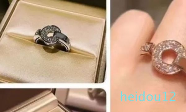 BVLGGARI Diamant-Tansanit-Ehering, Silber-Roségold-Ring für Damen und Herren, Verlobung