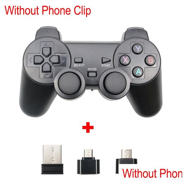 Controller di gioco Joystick Gamepad wireless Android per telefono/Pc/Ps3/Tv Box Joystick Controller joystick USB 2.4G Xiaomi Smart Phone Dro Dhdvt