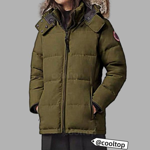 Designer canadese parka Goode cappotto da donna invernale piumino da uomo parka cappotti da donna con stemma di alta qualità lupo vera pelliccia corpo caldo beige bianco nero rosso blu scuro