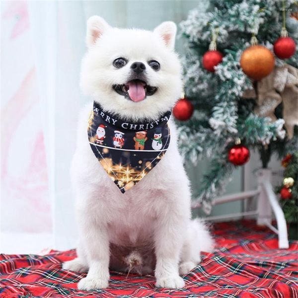 Collari per cani Pet Christmas Festive Bandana Safe Cat For Dogs Puppy Cats Maiali