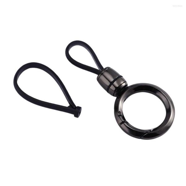 Chaves de chaveiro não machucado simples anel de chaves portátil charme pingente carabiner clipes decoração amantes de presentes especiais universal