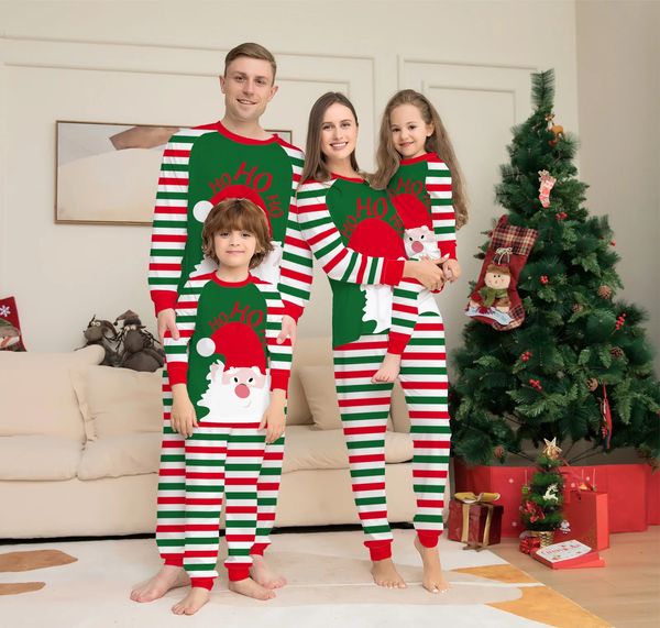 Abiti coordinati per la famiglia Pigiami natalizi Famiglia Natale Moda Stampa Qualità Abiti coordinati per la famiglia Vacanze Vestiti per bambini Casa Genitore Bambino Set 231117