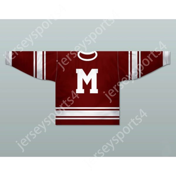 Custom 1935-37 Rotes MONTREAL MAROONS Eishockeytrikot, neu, oben genäht, S-M-L-XL-XXL-3XL-4XL-5XL-6XL