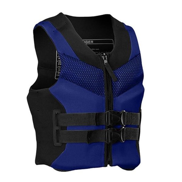 Colete salva-vidas bóia adultos colete salva-vidas neoprene esportes aquáticos pesca esqui caiaque barco natação deriva #5250w