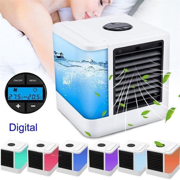 Tragbarer USB-Kühlventilator, persönlicher Raumkühler, tragbarer Schreibtischventilator, Mini-Klimagerät, kühl, beruhigend, Wind284A