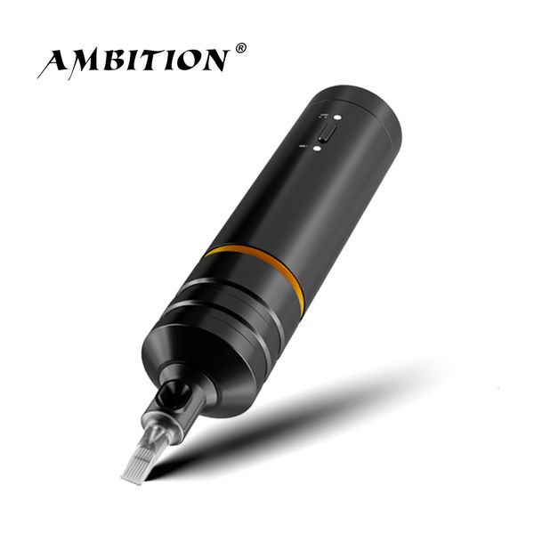 Комплекты для татуировки Ambition Sol Nova Unlimited Wireless Pen Machine 4 мм для художника Body Art 230417