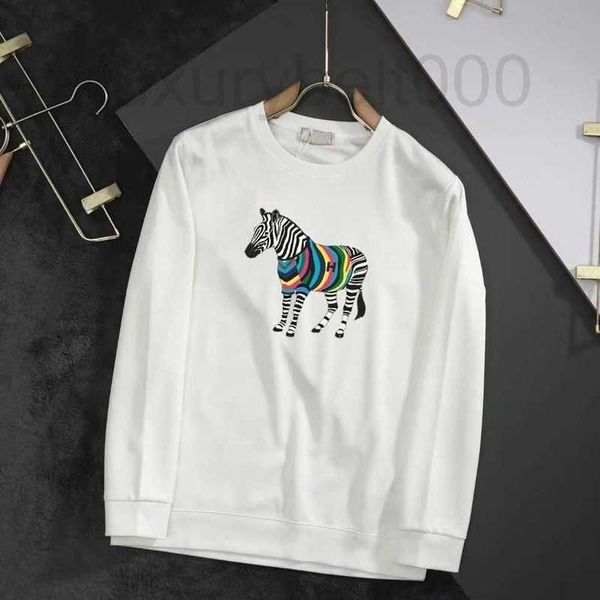 Erkek Hoodies Sweatshirts Tasarımcı Sonbahar ve Kış Yeni Yuvarlak Boyun Baskı Külot High End Erkek Kazak Kore Moda Trendi Gevşek örgü Kırmızı Üst Lf4i