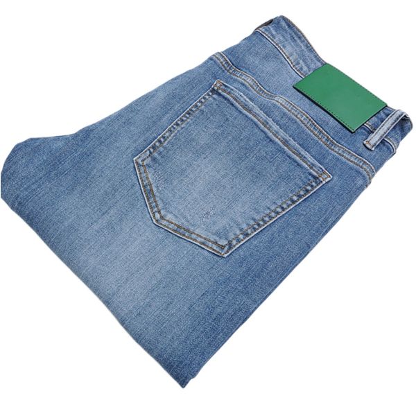 Jeans da uomo Primavera Estate Denim sottile Slim Fit Pantaloni dritti piccoli di marca europea americana di fascia alta JH6036-8
