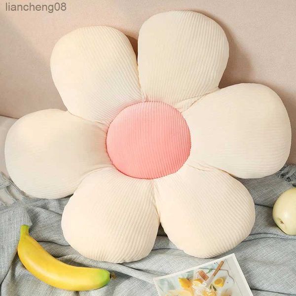 Cuscino/Decorativo Fiori colorati Peluche Petalo di pianta Cuscino Peluche per ragazze Regalo per la decorazione della casa del bambino