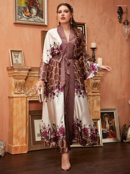 Casual Kleider Frauen Große Plus Größe Maxi Kleid Elegante Abend Party Luxus Designer Lange Oversize Muslimischen Türkei Festival Kleidung