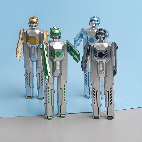 Метаморфический робот творческий гель -перо солдат бутик -бутик -игрушка складываемые студенческие канцелярские товары
