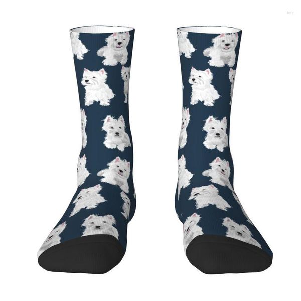 Herrensocken West Highland White Terrier Hund Herren Crew Unisex Lustiger süßer Westie Welpe Frühling Sommer Herbst Winter Kleid