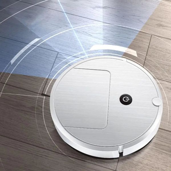 Aspirapolvere Smart Sweeping Domestico Mini Pulitore automatico per pavimenti 3 in 1 Ricarica USB Forte aspirazione 231116