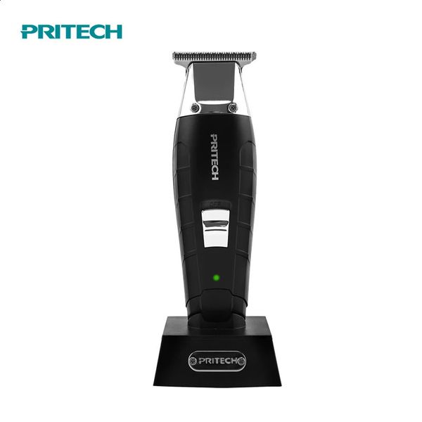 Aparador de cabelo pritech máquina de cortar cabelo elétrica para homens profissional salão de beleza aparador navalha máquina de corte de cabelo barbeiro recarga 231116