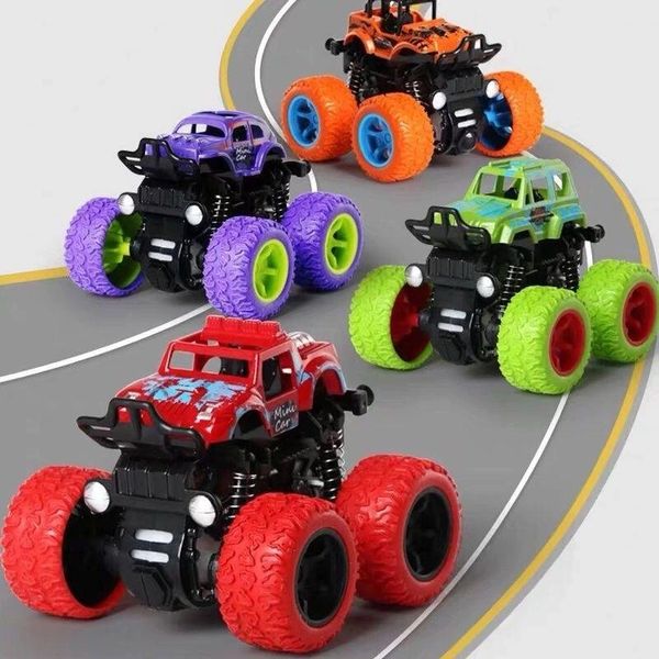 Veículos de brinquedo Monster Truck Truck Fretheel Drive veículo dump dump carros inércia de carro dinossauro Pull para trás crianças brinquedo menino menina presente lt0055