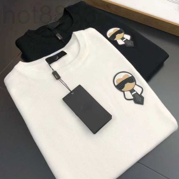 Camisolas masculinos Designer Winter Wood Knouswear masculino Bordado de malha de malha Karl Crew pescoço moletom de manga longa Menção de camiseta de pullover QFI3