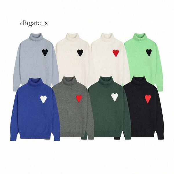 Designer-Hoodie Amis für Herren-Sweatshirts mit Stehkragen, Muster-Stickerei-Pullover, Amies-Pullover, modische Sportbekleidung, lässig