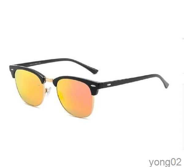 Marca de luxo Ray Sunglass Clássico Designer Polarizado Óculos Homens Mulheres Pilot Ray Sunglasses UV400 Eyewear Sunnies Metal Frame Lens 6egii