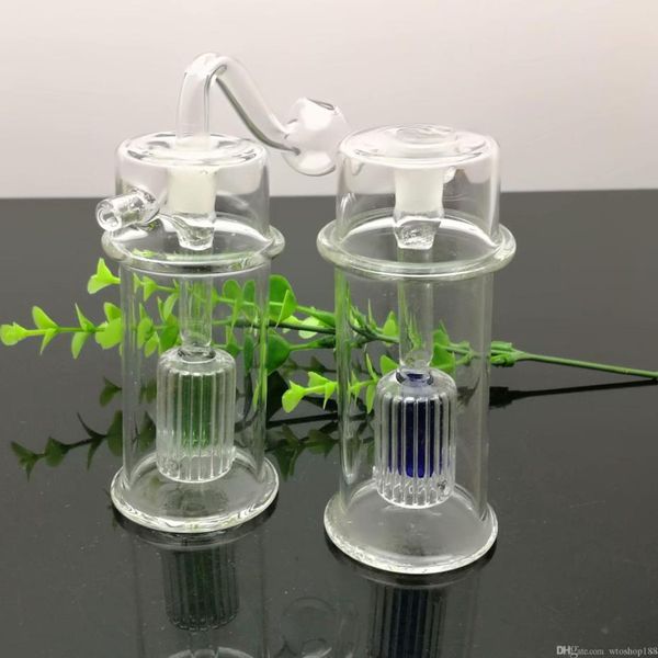 Fumar tubo mini nargunah bongs de vidro colorido em forma de metal que vende quente super grande boca côncavo garrafa de água de vidro côncavo