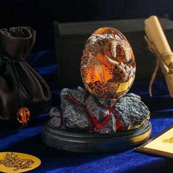 Декоративные предметы статуэтки лава драконная яичная смола