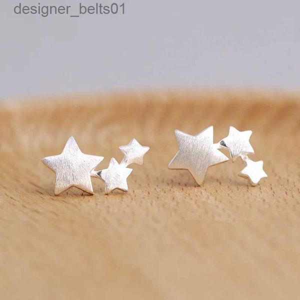 Stud 925 STERLING Silver Star Stud Küpe Kadınlar İçin Zarif Düğün Takı Pentientes Mujer Moda 2018 Brincos EH907L231117