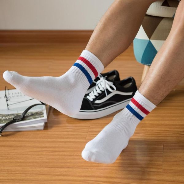 Herrensocken Mode Vintage Kurz Sport Solide Baumwolle Lässig Streetwear Für Mann Mädchen Cool Tube