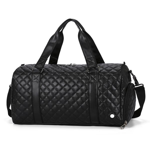 lu Borse da esterno Borsone in nylon Bagagli per yoga Palestra Borsa da viaggio per esercizi da spiaggia casual impermeabile da viaggio grande unisex ll2428