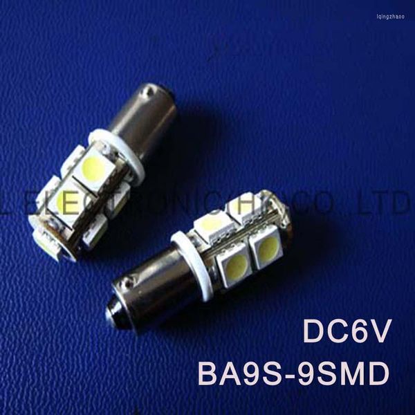 Alta qualidade DC6V 6.3V BA9S LED BULL LAMP LUZ AVISO SINAL PILOTO DE 10PCS/LOTO