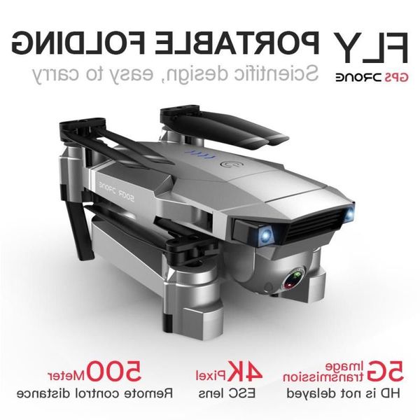 Freeshipping SG907 GPS Drone ile 4K 1080P HD Çift Kamera 5G WiFi RC Quadcopter Optik Akış Konumlandırma Katlanabilir Mini Drone Vs E520S E NMJN