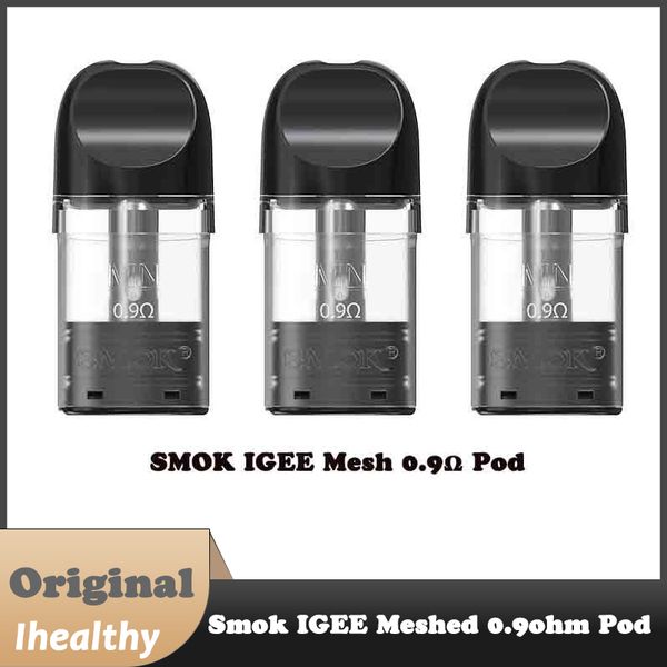 SMOK IGEE Mesh 0.9ohm Pod Atomizzatore 2ml Cartuccia adatta per IGEE A1 Kit Sigaretta elettronica Vaporizzatore Vape 3 pz/pacco