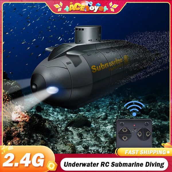 Elektrische RC Tiere Elektrische U-Boot Boot Unterwasser Tauchen Modell Mini Spielen Drahtlose Fernbedienung Racing Spielzeug Geschenk RC Geschenke 231117